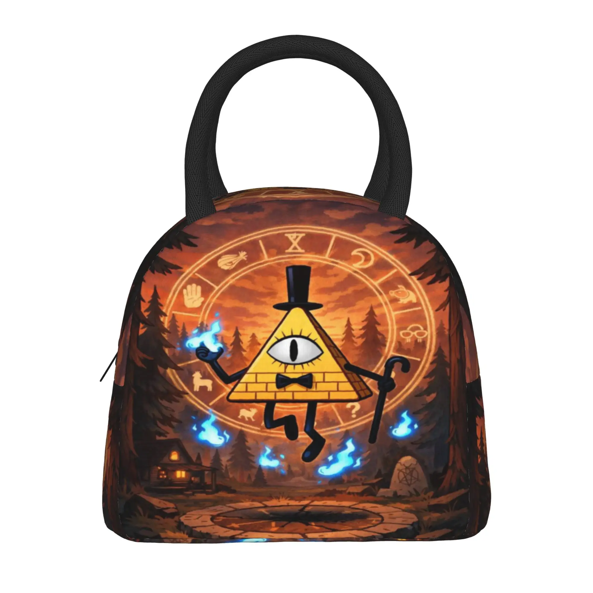 Lunch Boxes Gravitys Falls Merch  Storage Food Box Fashion Thermal Cooler Bento Box For Work
