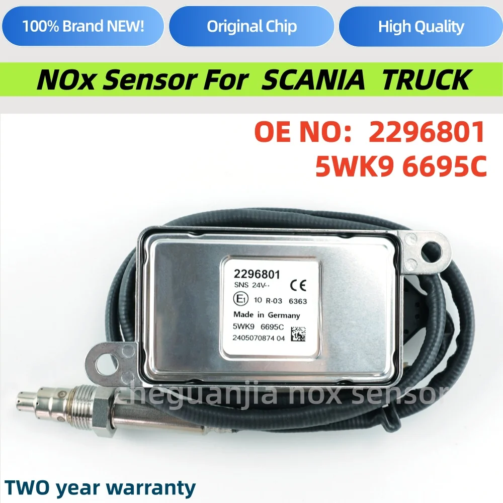 5WK9 6695C 2296801 NEW Nitrogen Oxide Nox Sensor For Scania 5WK96695C Wholesale Price Auto Car Spare Parts