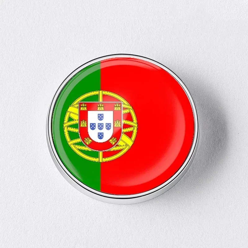 3D Portuguese Republic Flag 32mm Fridge Magnets Portugal Magnetic Refrigerator Stickers Note Holder Home Decoration