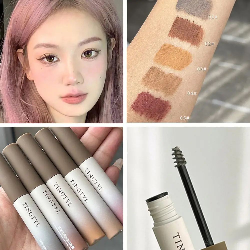 Eyebrow Gel Cream With Brush Waterproof Longlasting Diy Tinting Brow Tint Tattoo Dye Enhancers Easy Makeup Fast Cosmetic Na A2y2