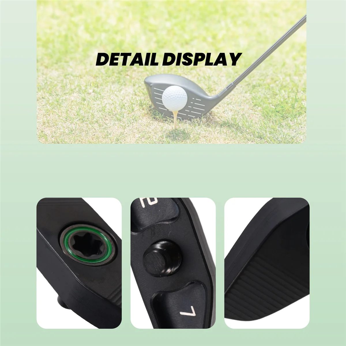 BABQ Batang Klub Golf Gt2/Gt4 Tiang Kayu Pertama Tiang Kayu Fairway Aksesori Golf Aggravate Berat Kayu Besi 7G