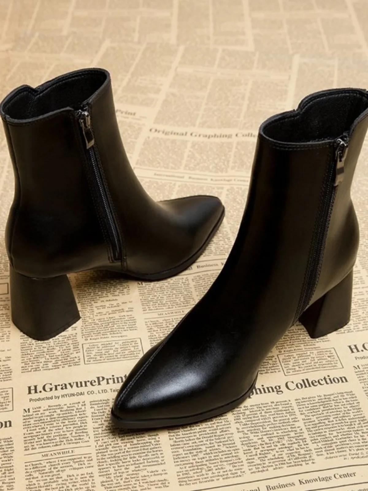 العصرية أحذية نسائية صغيرة الحجم أشار تو العمل ثي كعب تصميم نحيف ort الخريف وصول جديد