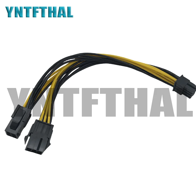 

Male To Dual 6Pin Female PCI-E 2X6pin GPU To 8Pin CPU Cable Y