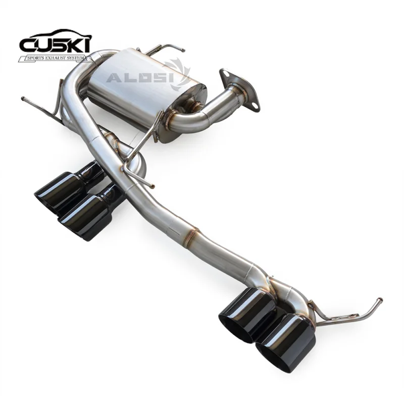 

Модификация выхлопной системы автомобиля подходит для BMW E90 E92 320i 318i 325i 2007-2012, задняя выхлопная система из нержавеющей стали с изображением кошки