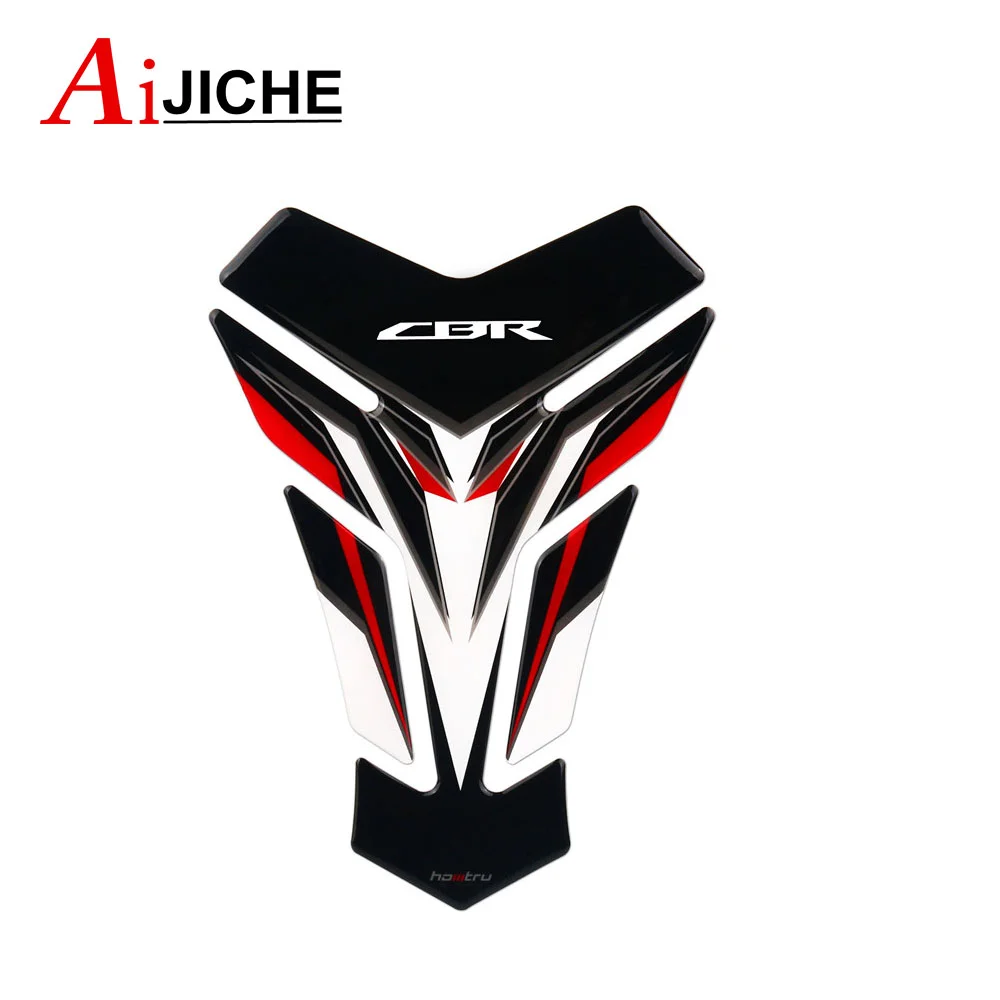 

3D Oil Fuel Gas Tank Pad Protector Sticker Fish Bone Decal For HONDA CBR600RR CBR1000RR CBR500R CBR250R CBR300R CBR650R CBR650F