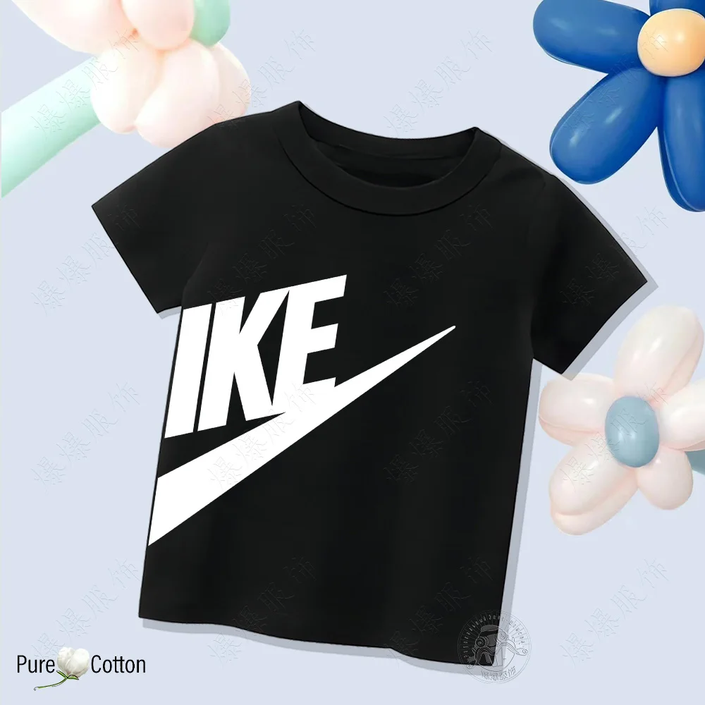 

Kid Short sleeved Pure Cotton Printing Comfortable Multi color Casual Tops Tees Children's Clothing T-shirt for Boys and Girls