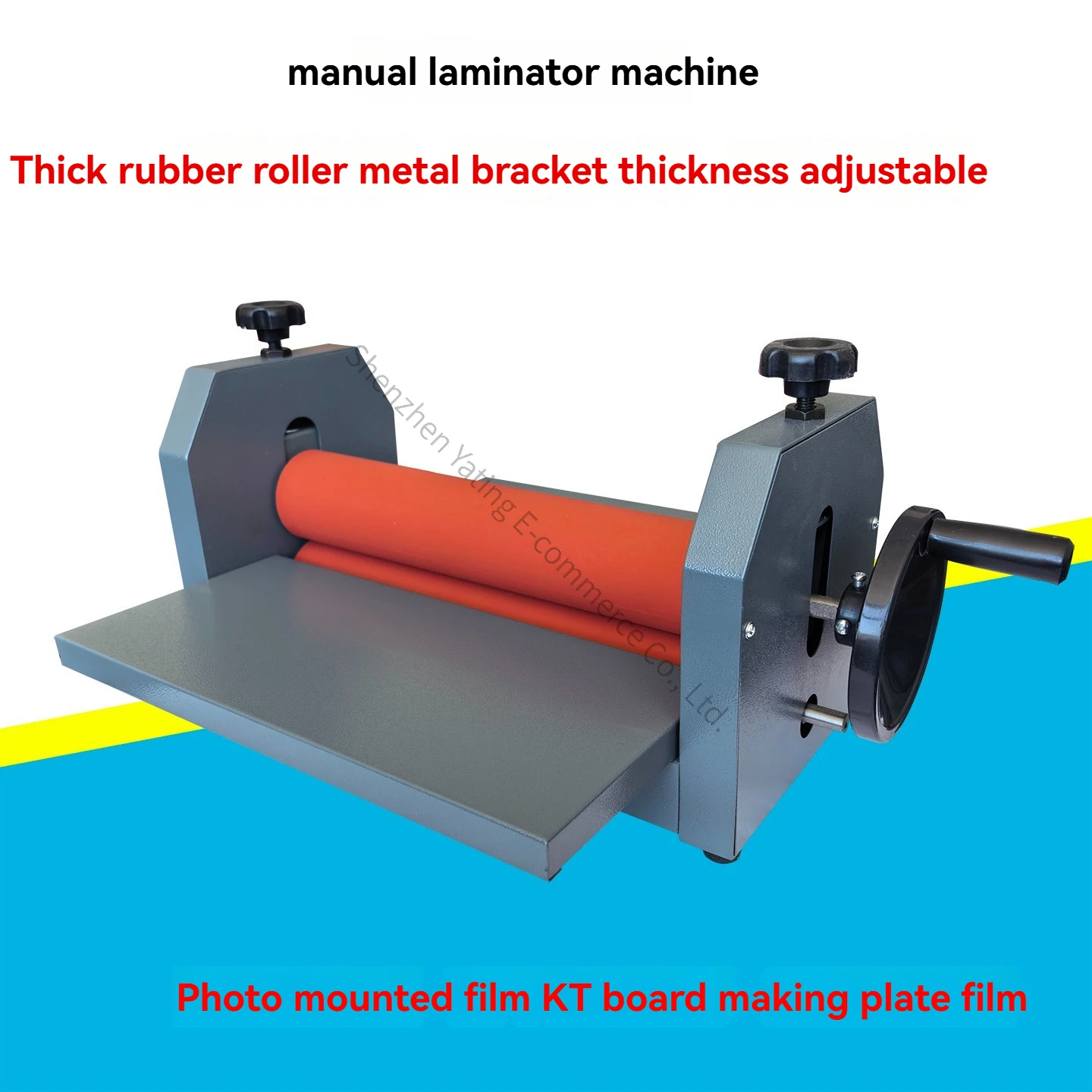 Desktop Type 350 Manual Cold Laminating A3 Photo Paper Laminating Film Plate Laminating Machine Advertising Production Tool