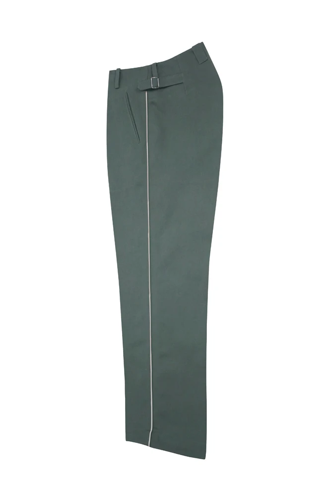 GUDD-018 WWII German Elite Elite Fieldgrey Gabardine Straight Trousers With Pipe