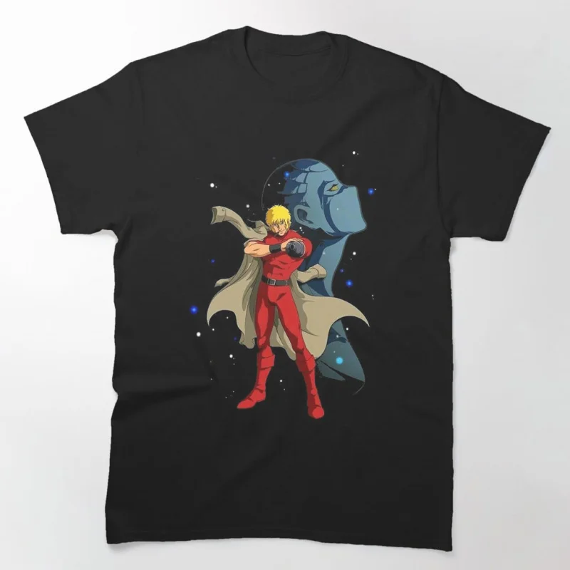 

0731 The Space Adventure Cobra Anime gift t shirt 100% cotton printed Graphic tee Y2K clothes Cartoon Sweatshirt All size Tops