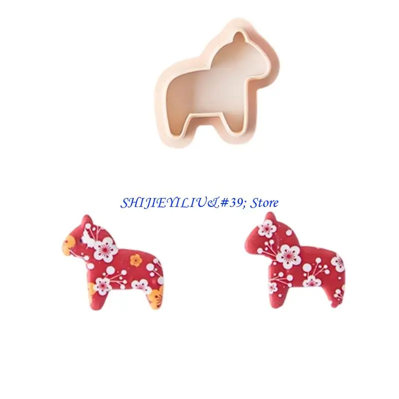 E21F Nonstick Plastic Earrings Cutters Crafting Accessories Suitable for Artistic Creations and Cleaning Process