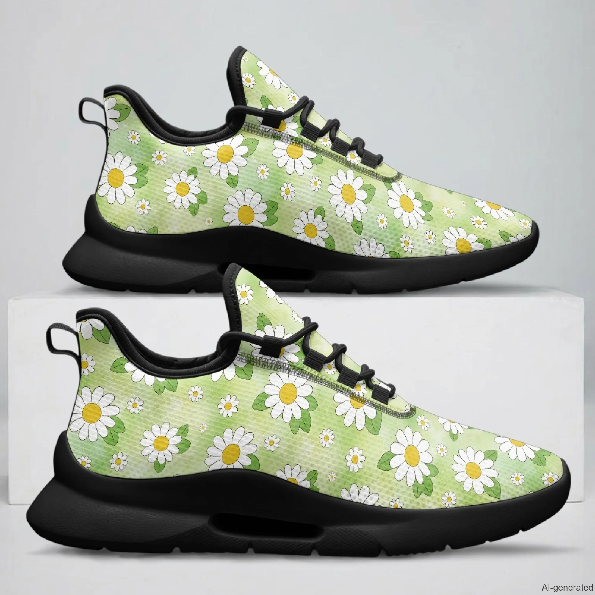 XIXIRIMIDO Lady Nursing Shoes Lace-up Casual Shoes Nurse Shoes Woman Hospital Nurse Comfortable Indoor Shoes Daisy 35-48