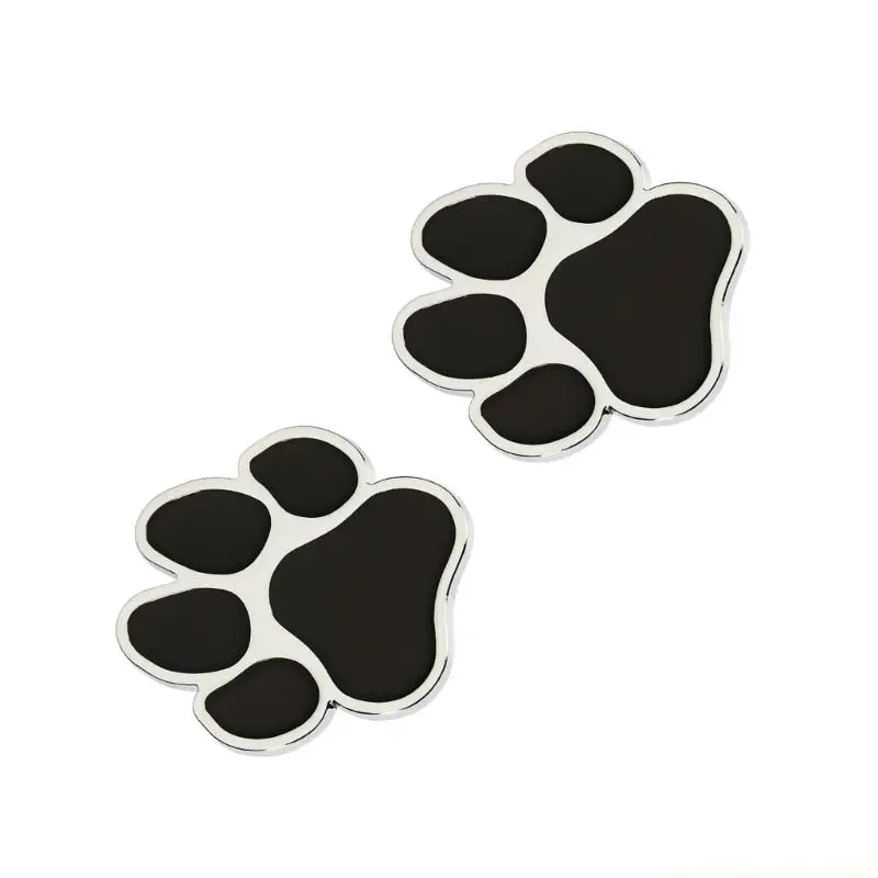 J0MA 3D Animal Sticker Pair for Car Zinc Alloy Easy Install No Paint Damage