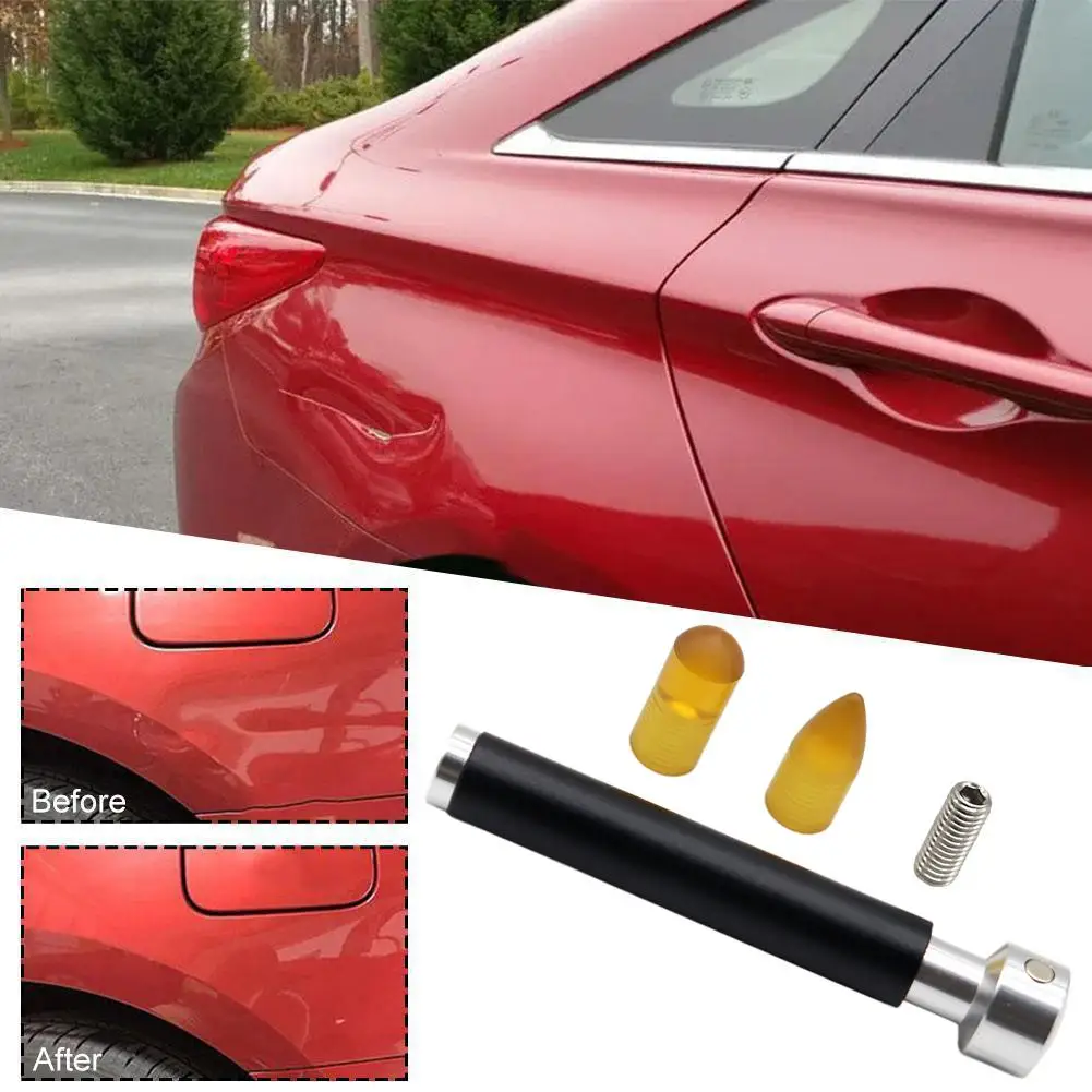 

Part Replacement Head Car Dent Repair Tools Accessories Aluminum Removal Ding Practical Hail Pen Paintless Black Q5X2