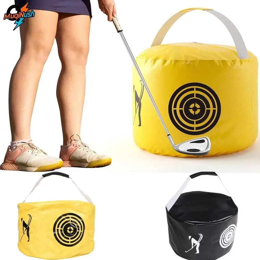 Impact Resistant Golf Hitting Bag Improve Accuracy Multifunctional Golf Swing Trainer Strength Improvement Portable