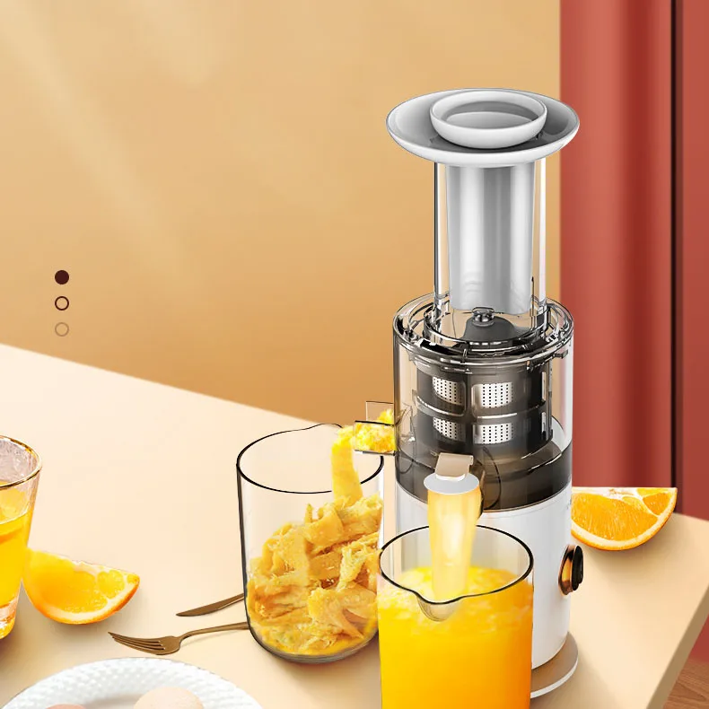 Mesin Pembuat Jus Elektrik Mixer Peralatan Dapur Portabel untuk Blender Smoothie Es Krim Buah Baja Tahan Karat 40W 220V ZJ03