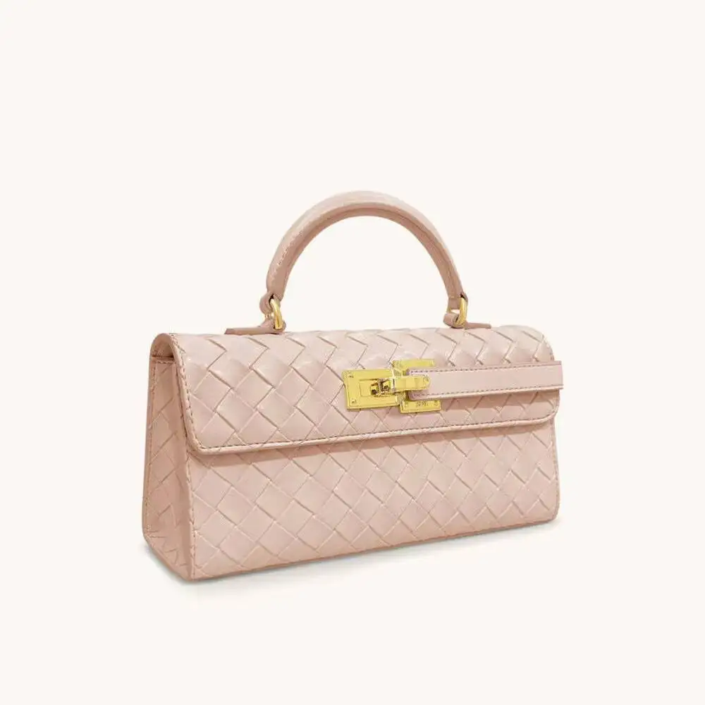 

Маленькая квадратная нишевая сумка через плечо, мини-тканая сумка Melad, сумки на плечо с верхней ручкой, женский клатч сумка Sac De Luxe Femme