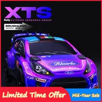 RC Cars XTS-F10 Rally Car 4WD 1:10 Professional Competition-Grade Electric Brushless High-Speed Rally Car Model RC Hobbyist Gift