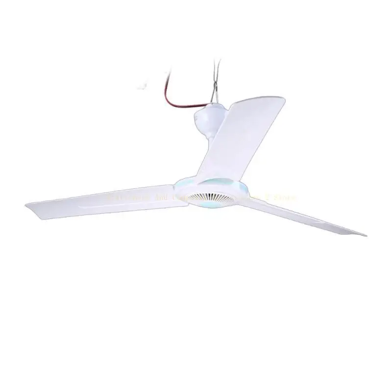 Ceiling Fan 35''/41'' DC12V Ceiling Fan Hanging Camping Tent Fan for Outdoor