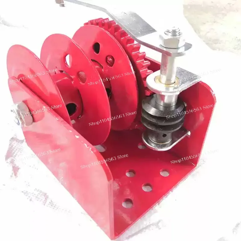 Breeding Hand Winch Small Window Double Wheel Chicken Farm Water Line Material Line Winch