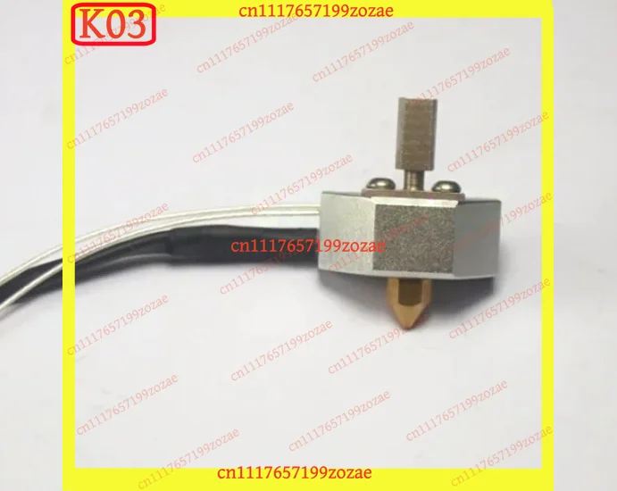 k3 1.75mm 3D Printer Extruder Hotend Assembly Kit 0.4mm Nozzle Heater Block Sensor Heater Carriage Set