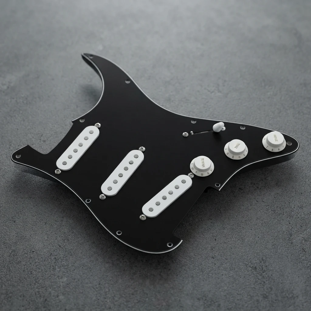 Vintage 1969 Electric Guitar Pickguard, Alnico 5 Pre-Installed Pickguard, 3 Single Coil Pickup, Loading