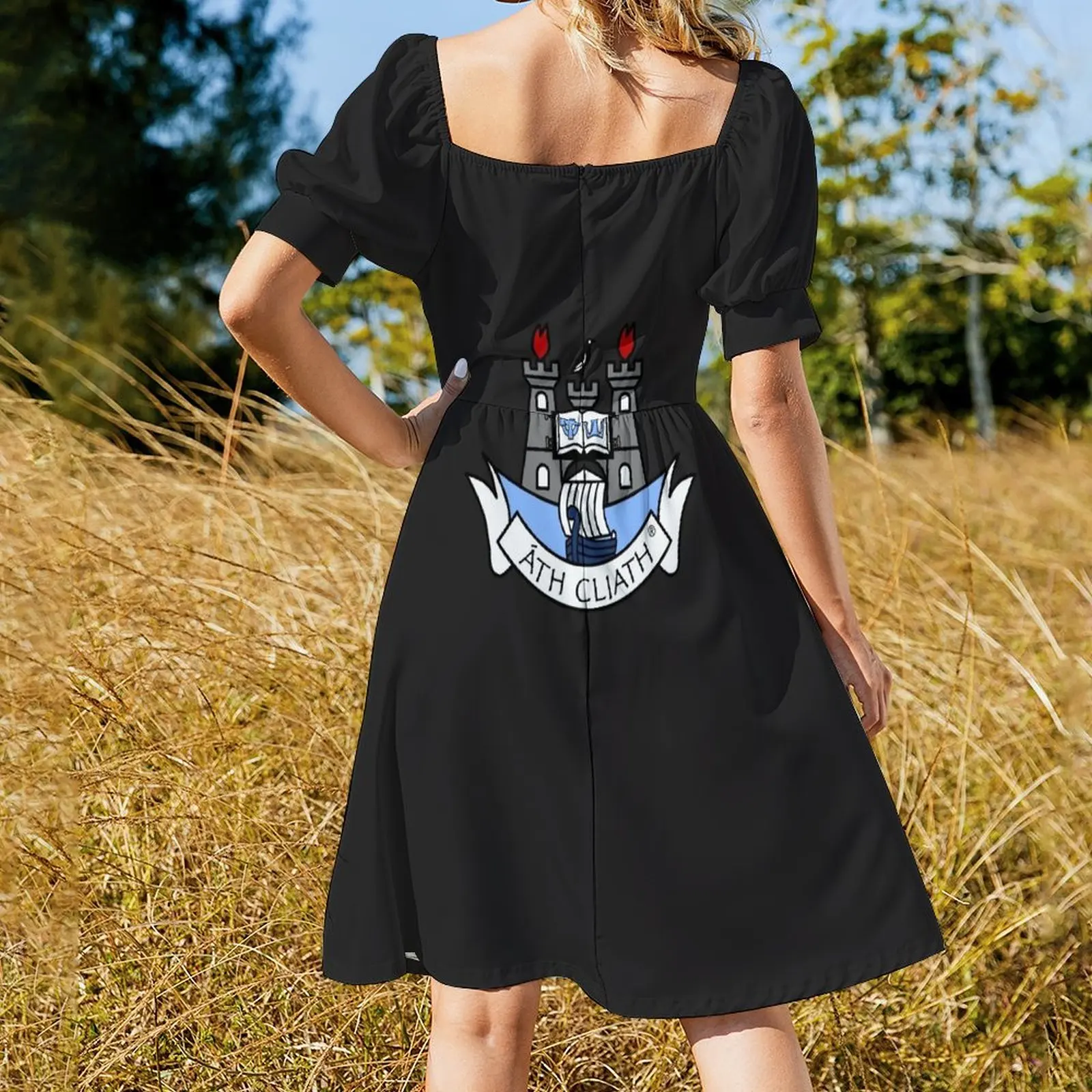 Dublin GAA Logo T-Shirt Short Sleeved Dress dresses women summer 2025 summer dresses ladies 2025 evening dress ladies Dress