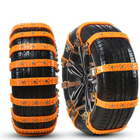 Winter Anti-skid Car Truck Wheels Tyre Tire Snow Ice Chains Belt Universal Vehicles SUV Wheel Chain Mud Road Emergency Chain 1Pc