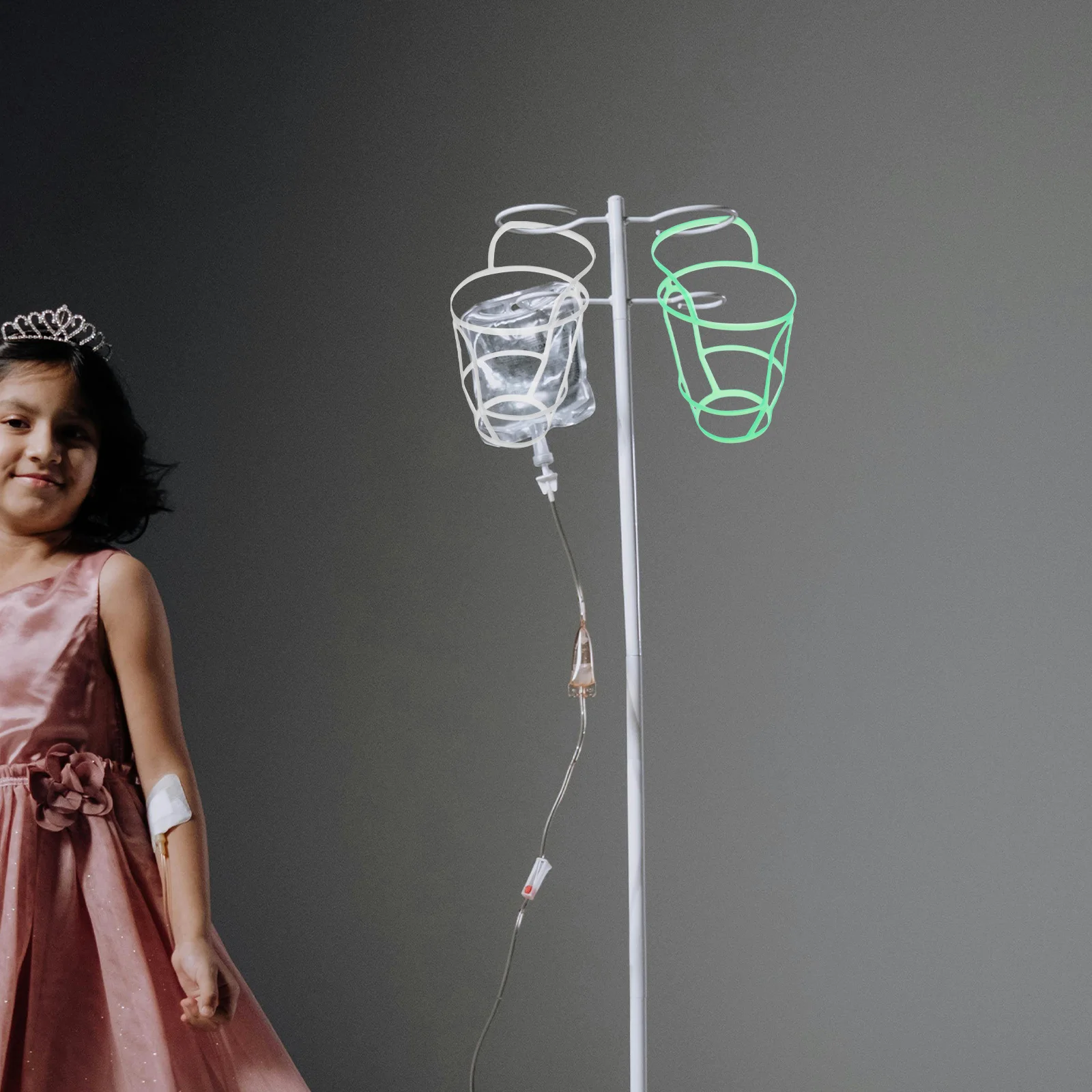 

20Pcs Infusion Bottle Net Bag Plastic Drip Bottle Protector Holder for Clinic Hospital Medical Use Reusable Saline Infusion