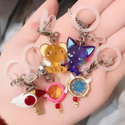 Bandai Genuine 5Pcs Gashapon Cardcaptor Sakura Slnce 1998 Cerberus Action Figure Collect Model Toys Gifts