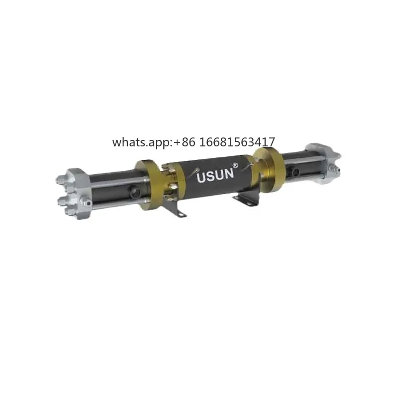 Low Cost USUN Model:HYD80-63 H-drive Similar Haskel High Pressure Hydraulic Driven   Intensifier Compressor