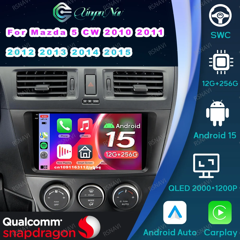 

Android 15 For Mazda 5 CW 2010 2011 2012 2013 2014 2015 Jdm Passat B5 Tesla Model 3 Highland H7 Led Phone Holder Car E46 Stereo