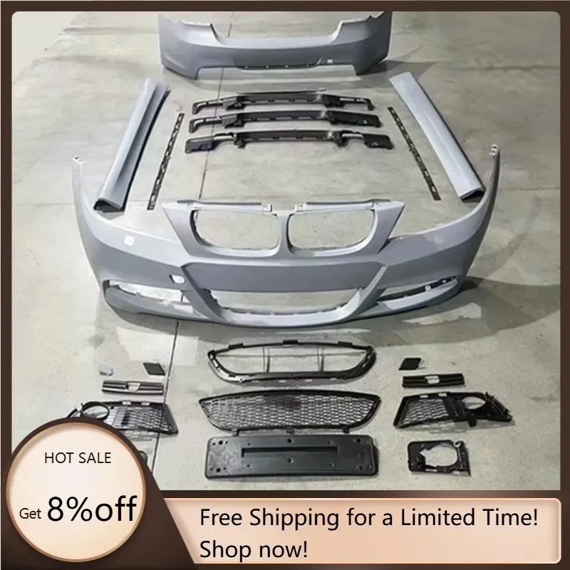 

Upgrade For S E90 E91 Body Kit, M-Tech Style Front & Rear Bumper, Fit For E90 LCI Sedan & E91 Touring, Exterior Styling