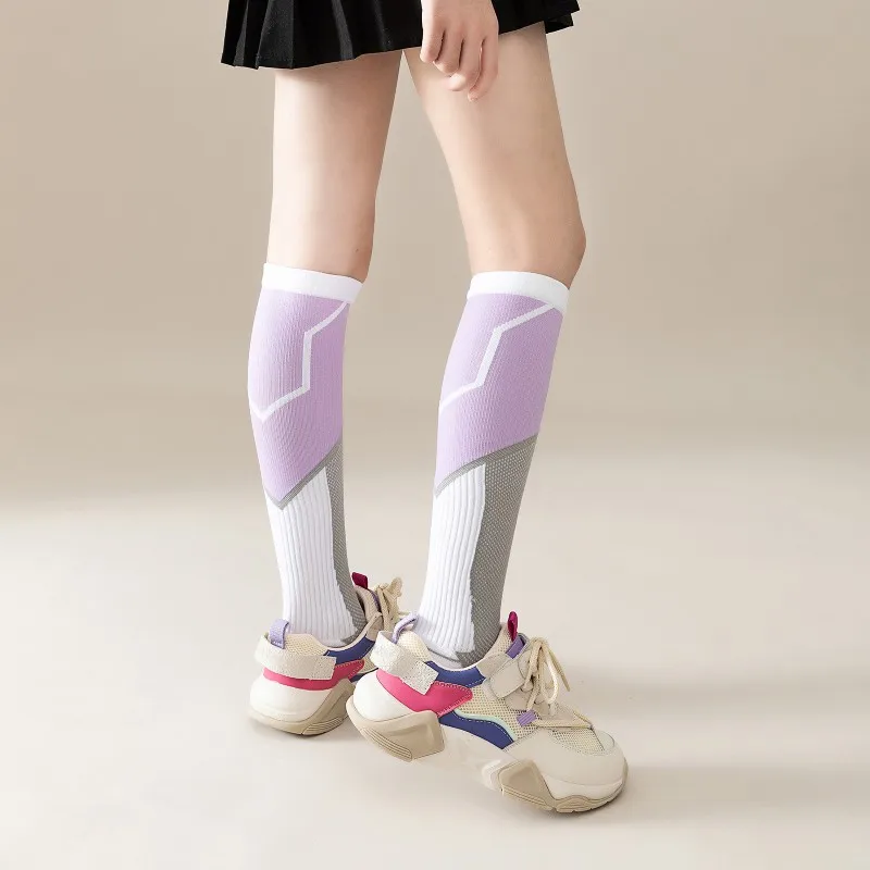 

Kids Compression Socks Comfortable Pressure Socks High Elasticity Sports Knee High Socks Running Football Sports Stocking