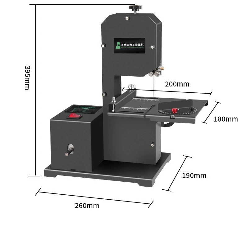 

Небольшая бытовая вертикальная деревообрабатывающая ленточная пила, станок для резки проволоки, кривая форма, металлическая настольная пила