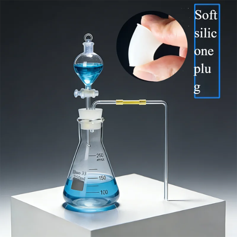 dispositif-de-production-de-dioxyde-de-carbone-et-d'oxygene-generateur-de-gaz-hydrogene-flacon-erlenmeyer-entonnoir-de-separation-de-securite