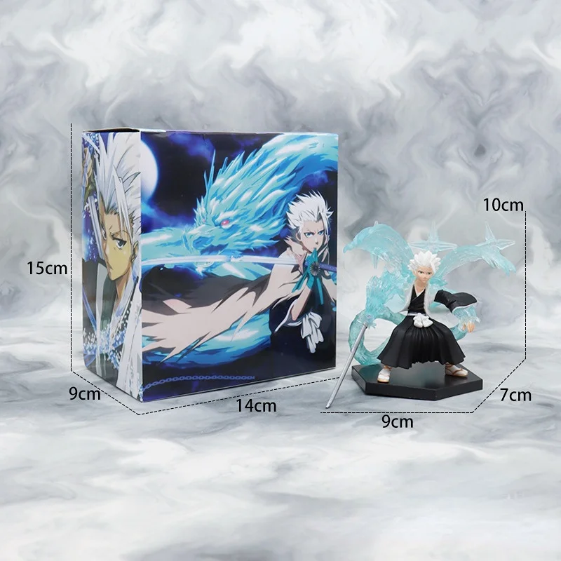 Hitsugaya Toushirou BLEACH Figure Ban Kai Hyourinmaru Toushirou Anime Figure PVC Model Thousand-Year Blood War Decoration Toys