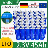 EU Stock 2.3V 45Ah Yinlong LTO Battery, 30000+ Cycles &-50°C~65°C Extreme Temp,10C for Solar Power,E-Scooter,RV,High-Power Audio