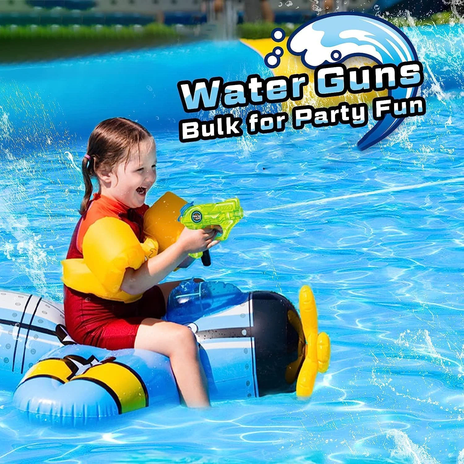 Mini Water Gun for Kids Lightweight Watergun Summer Squirt Water Blaster Pool Toy for Outdoor Swimming Beach Water Fighting