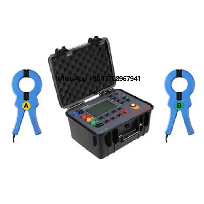 

ES3002 Double Clamp Multi-function Grounding Resistance Tester Portable Earth Resistance Meter