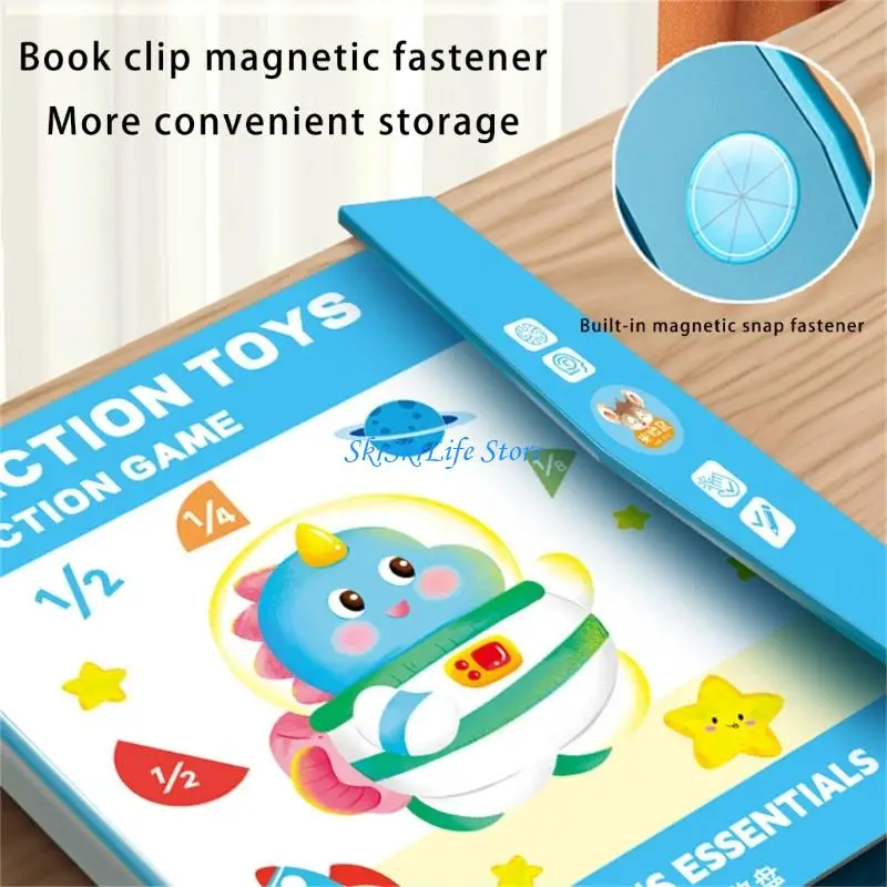 E65E Fraction Discs Demonstrator Fractions Manipulative Math Learning Tool