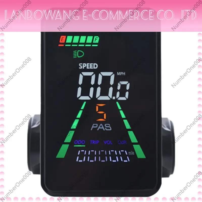 

【ADD TO CART 】L5 E-Bike LCD Display Meter NFC 24V/36V 48V/60V UART Type-C Interface For Electric Scooters LCD Meter NFC Speedome