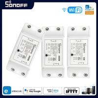 SONOFF BASICR2 WiFi Smart Switch ESP32 Wireless Switch Moudle 1-6PCS Reliable Safe EWeLink Remote Control Work With Alexa Google