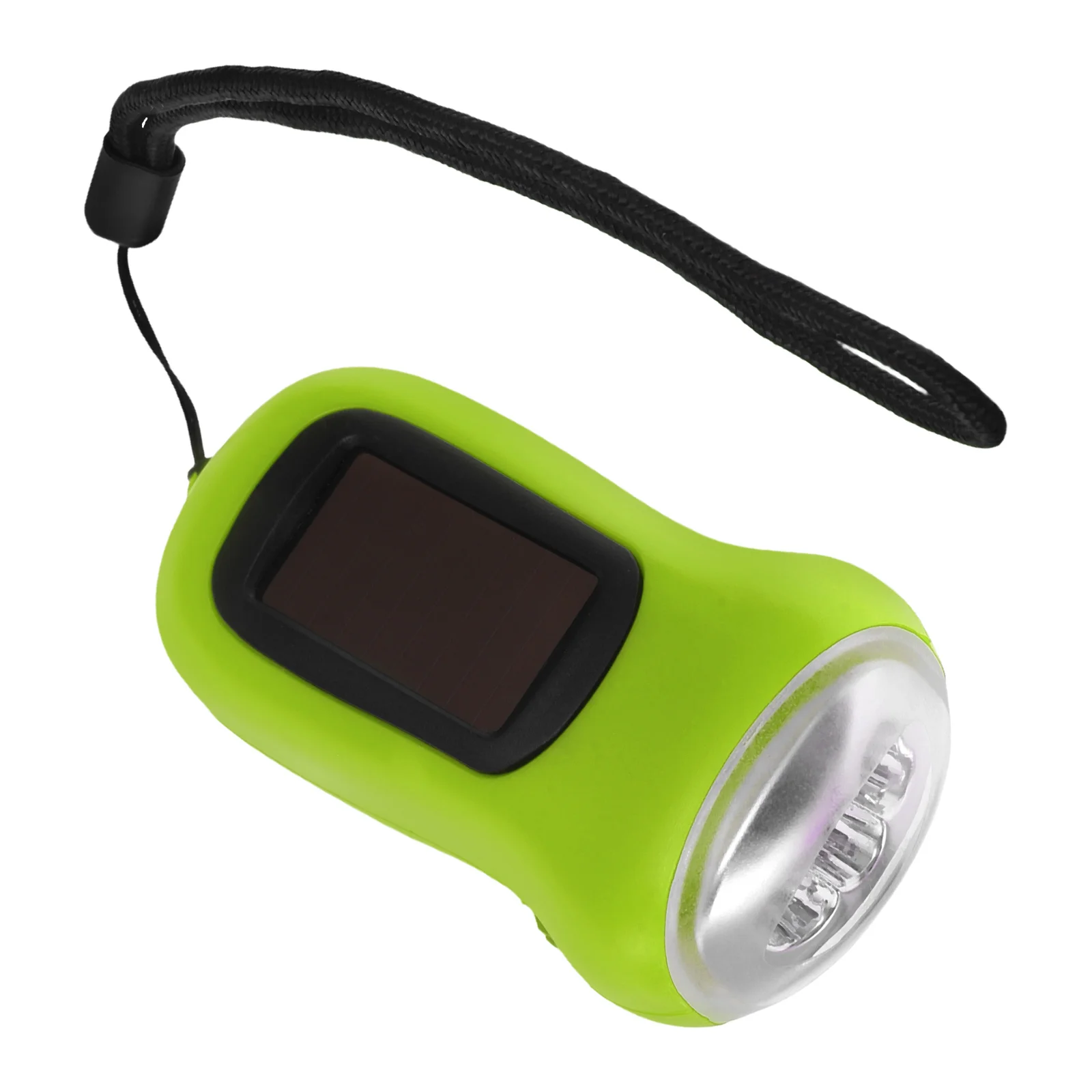 

Hand Crank Solar Flashlight LED Camping Lantern Rechargeable Outdoor Light Emergency Handheld Equipment Portable Compact