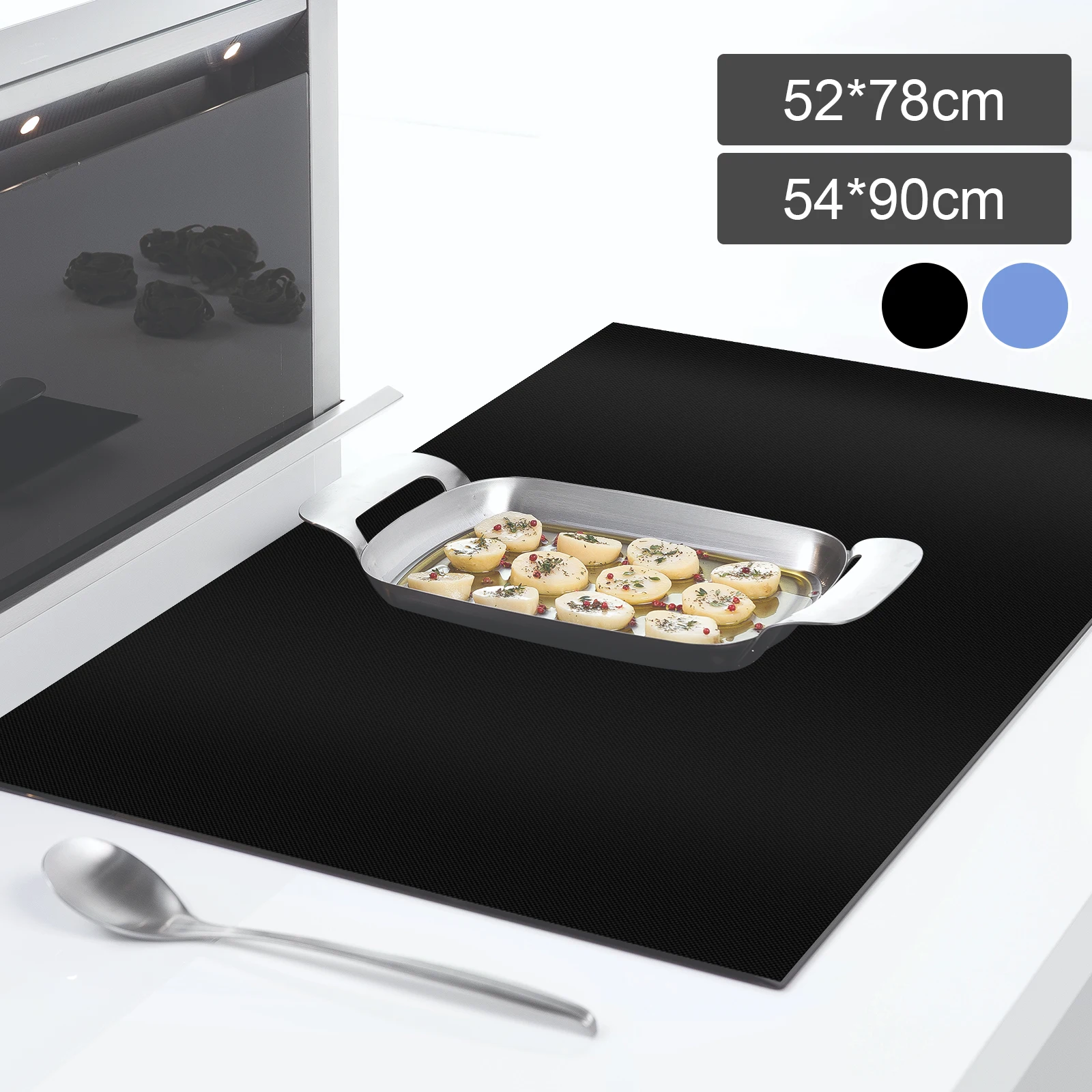 Cubierta de Cocina de Inducción, estera de silicona, cubierta de estufa eléctrica antiadherente grande, estera multiusos, cubierta superior de estufa, Protector de placa de cocina