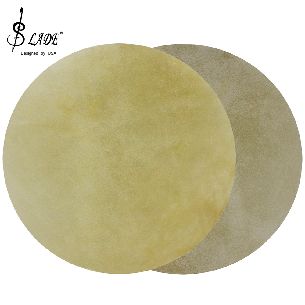 SLADE 2 Pcs Set Drum Skin Buffalo Skin For African Drum Bongo Drum Konka Drum Percussion Instrument Drum Parts & Accessories