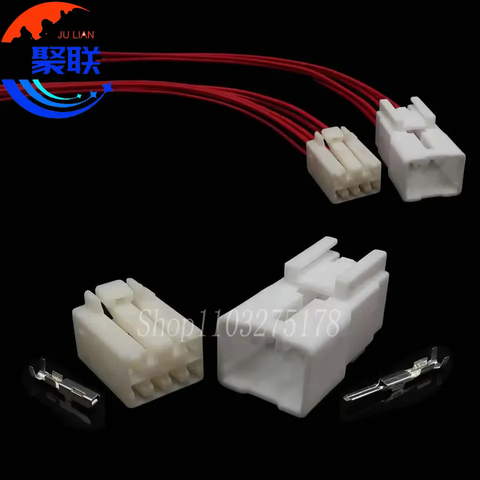 1Set 6Pin MG641047 MG651044 7283-1060 Automotive Cable Electrical Connector Socket Wiring Harness Plug