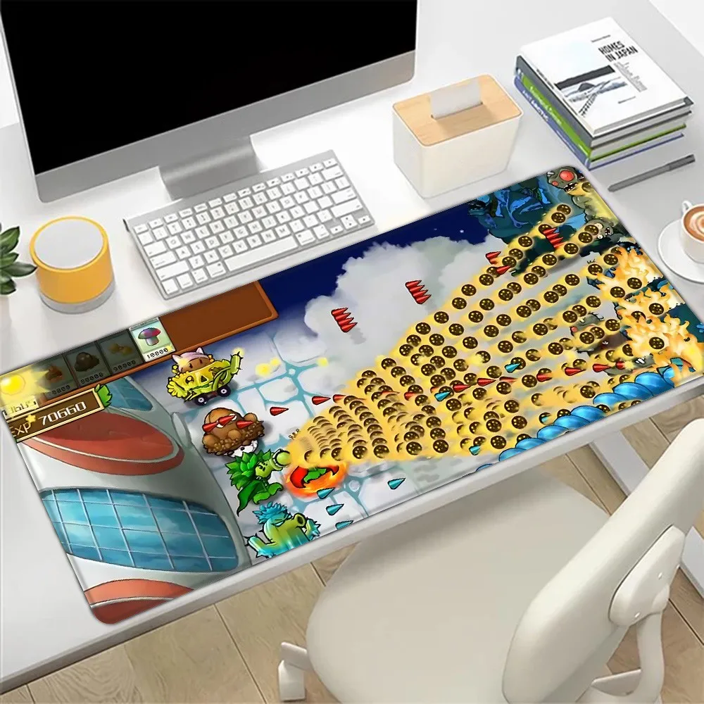 Plants vs Zombies   Quirky Pattern Game Mousepad Large Pads Rubber Mouse Mat MousePad Desk Gaming Mousepad Cup Mat