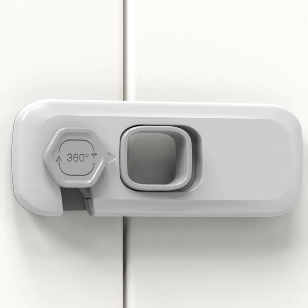 2 قطعة أقفال أمان الطفل خزانة الطفل قفل للدرج مكافحة قرصة متعددة الأغراض الأمن للمنزل أقفال أمان الطفل قفل للدرج الاطفال