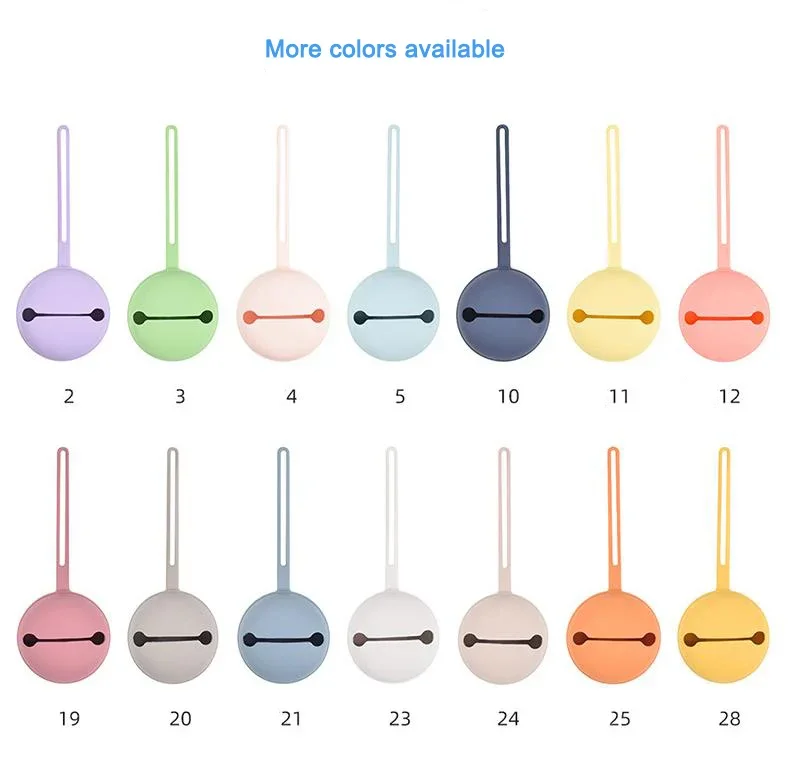 Caja de almacenamiento para chupete de bebé, contenedor seguro de silicona