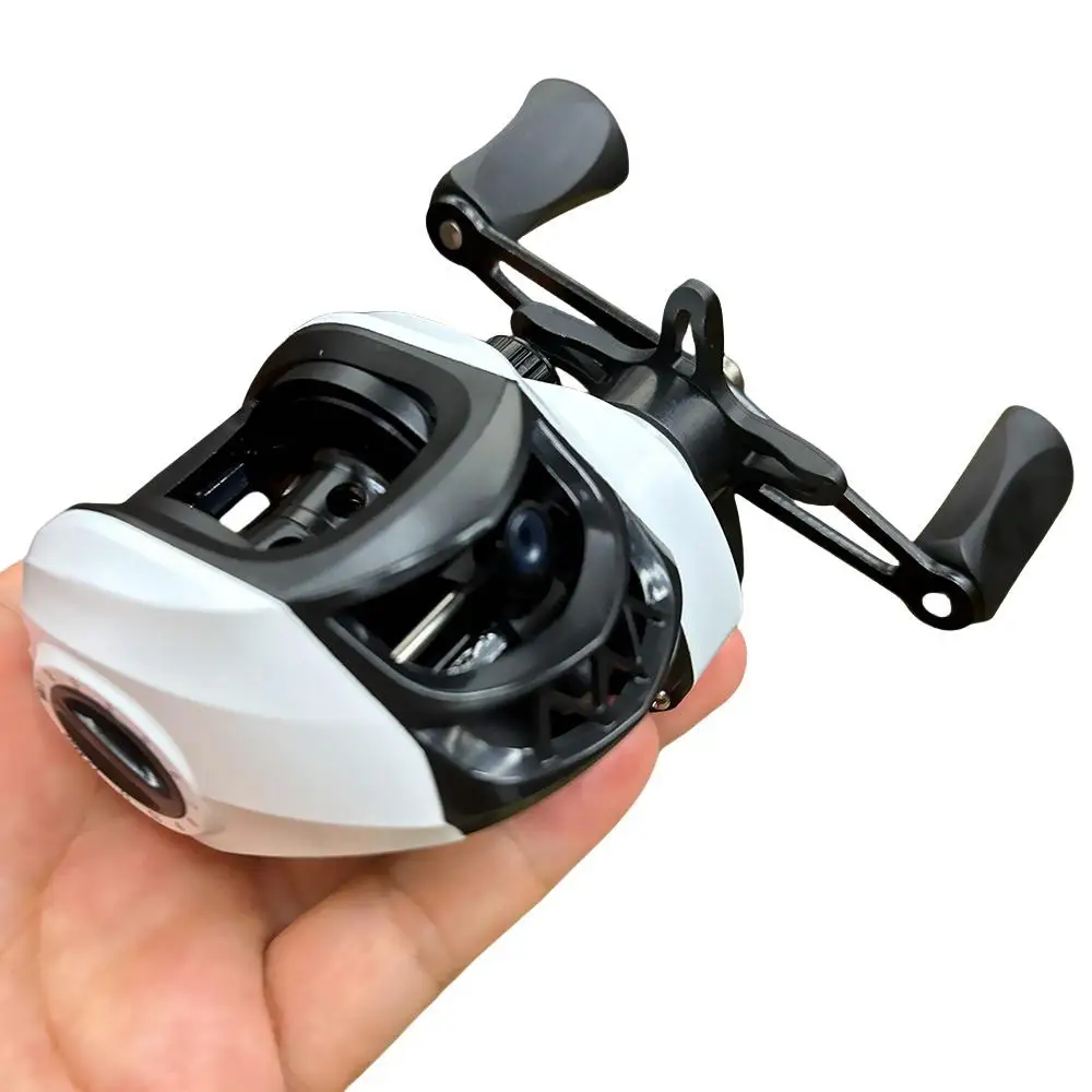 4/5 Abschnitte Köder-Angelrute und 7,2:1 Übersetzungsverhältnis Baitcasting-Rolle Combo Max Drag 8 kg für Süßwasser-Bass-Hecht-Angelgerät – Detail 11